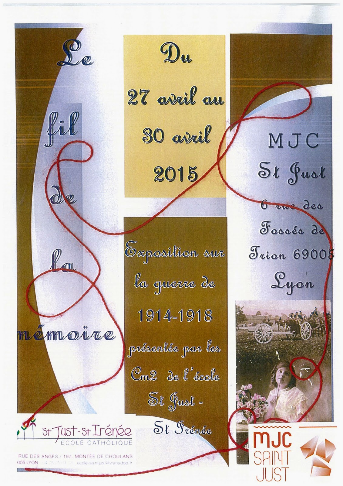 Exposition 1ere guerre mondiale affiche