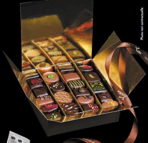 Commande de chocolats de Noël